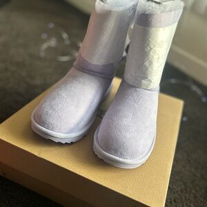 Ugg Lavender Purple Bow Boots